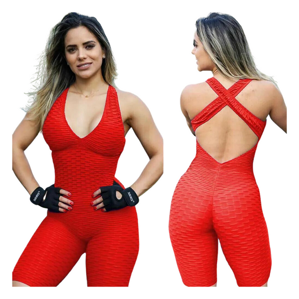 Sexy Backless Sport Jumpsuit