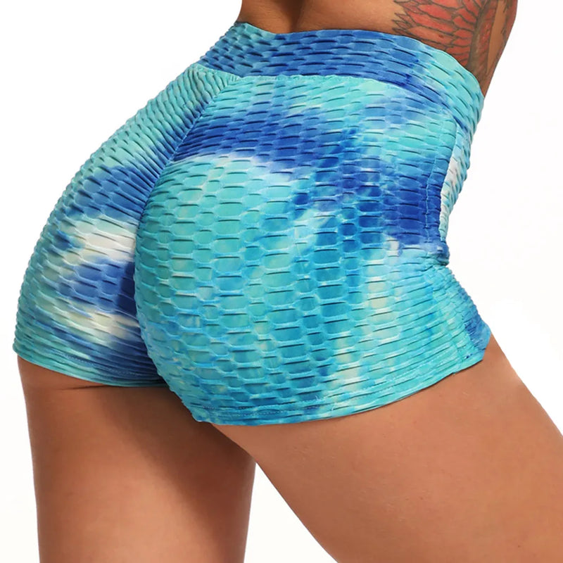 Breathable Tie-Dye Push up Yoga Short