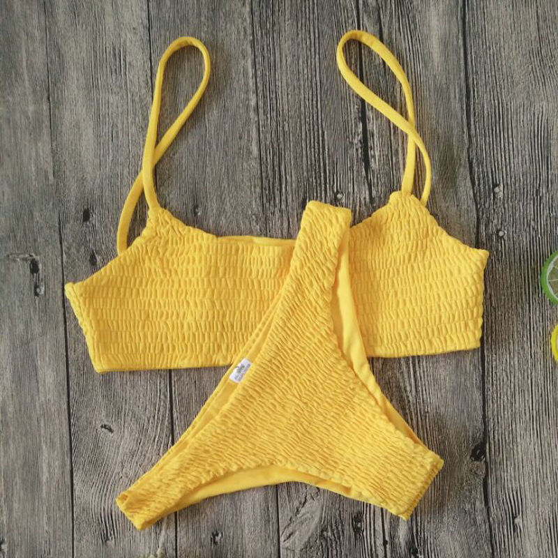 Ruffles Crochet Bikini Set