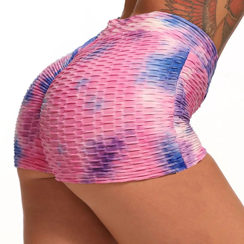 Breathable Tie-Dye Push up Yoga Short