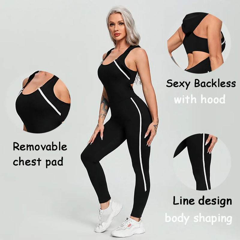 Sexy Hollow Backless Jumpsuit