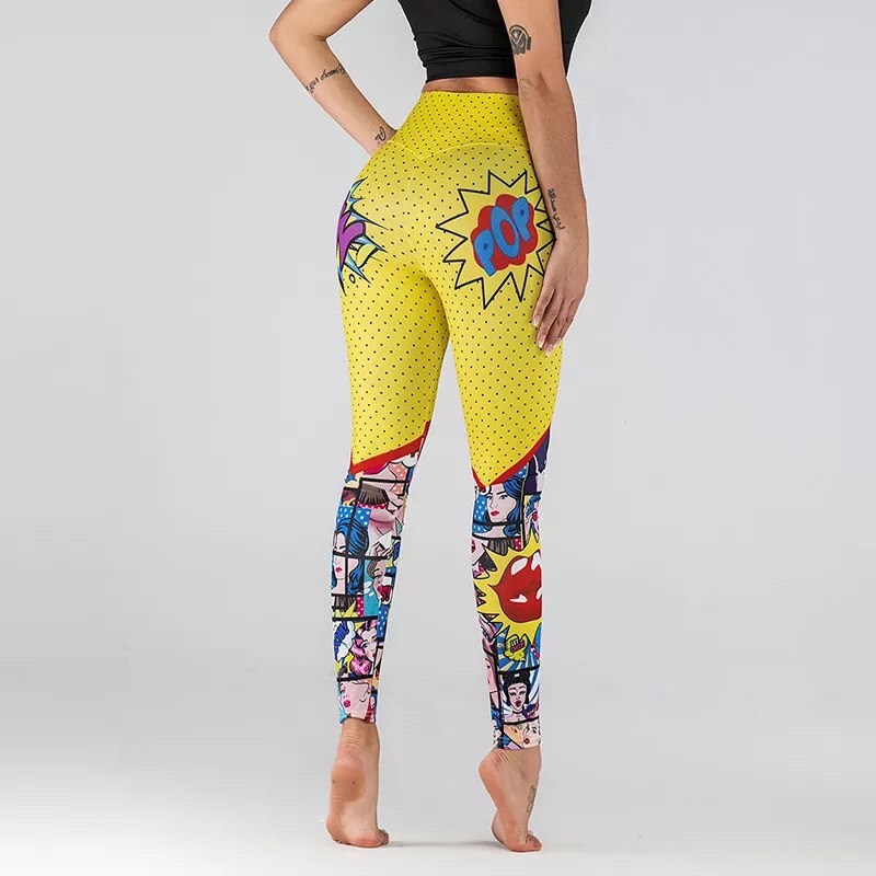 Cartoon Sport Leggings