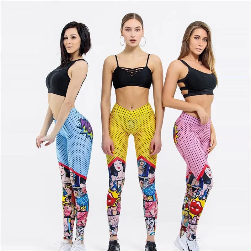 Cartoon Sport Leggings