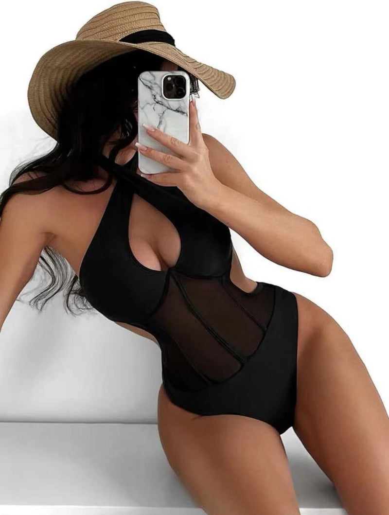 Sheer One Piece Swimsuit