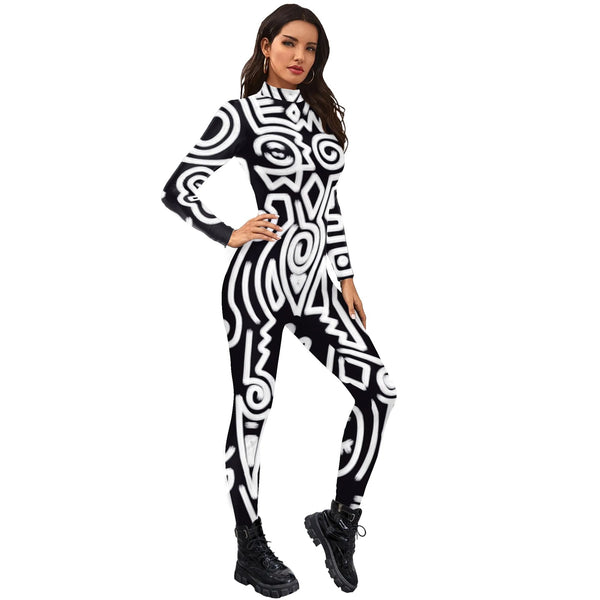 Geometric Print Women Jumpsuit