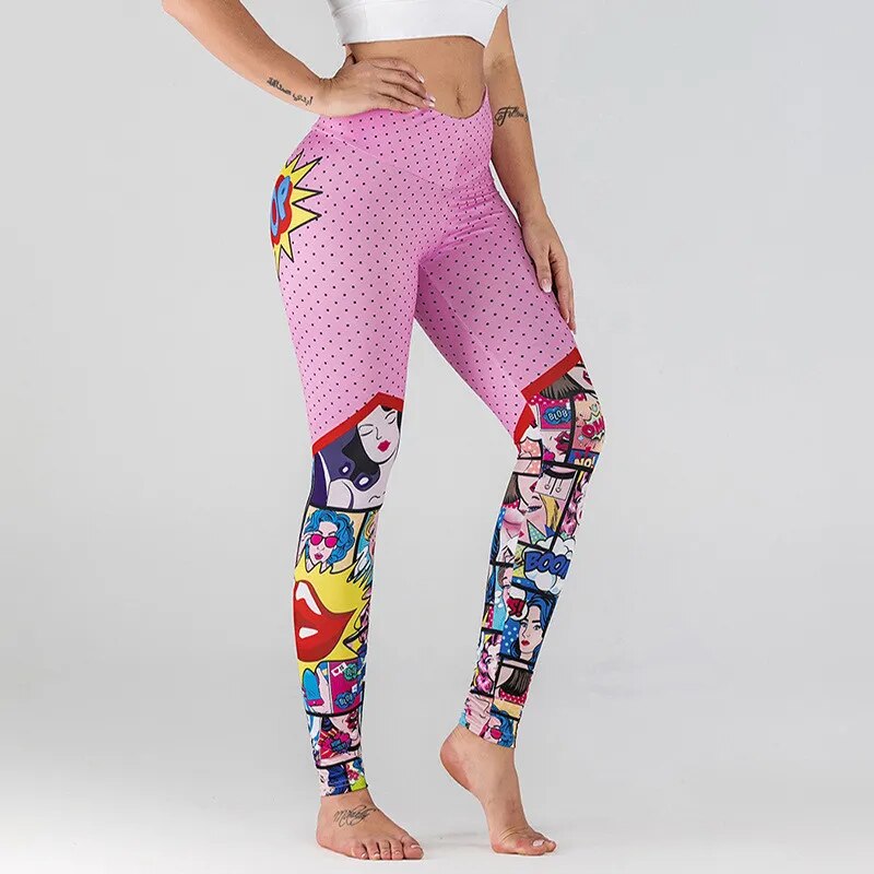 Cartoon Sport Leggings