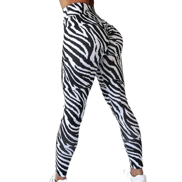 Animal Print High Waist Yoga Pants