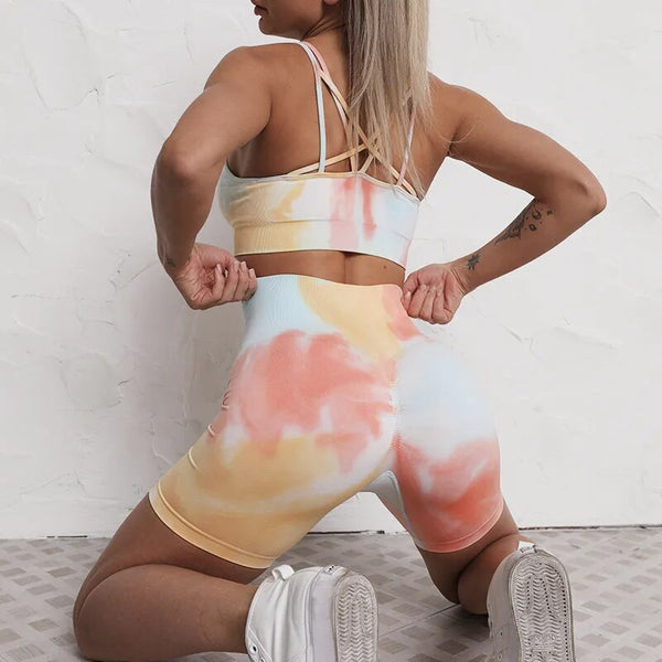 Tie Dye Sportswear Yoga Set