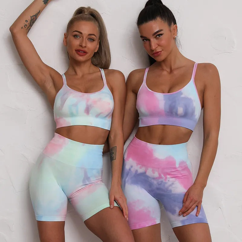 Tie Dye Sportswear Yoga Set