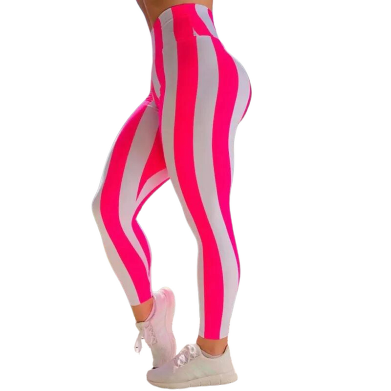 Pink Stripes Leggings