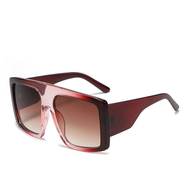 Women Vintage Square Sunglasses